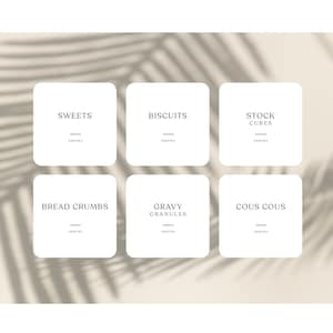 Pantry Sticker Labels, Pantry Organisation Labels, Organisation Stickers, Organisation, Kitchen Pantry, Snack Labels For Jars, Pantry Labels