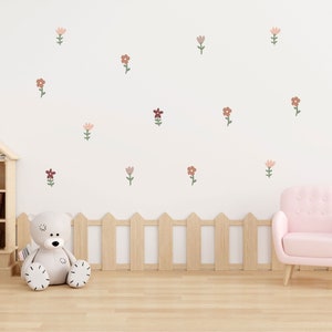 Kids Room  Floral Wall Sticker Nursery Decor Wall Decals