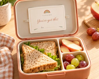 Lunchbox Notes for Kids Printable, 48 Lunch Box Notes, Kids Jokes, Encouragement Cards, Back to School Notes, Boho, A4 & US Letter