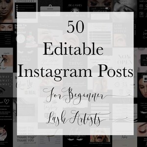 50 Instagram Posts for Beginner Lash Artists