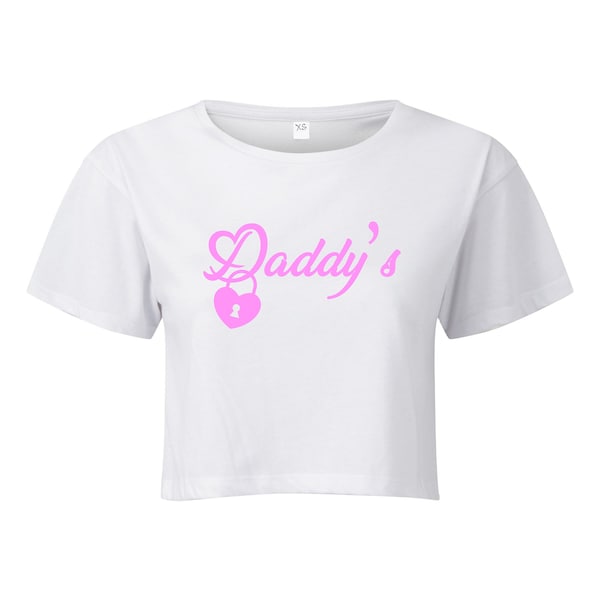 Daddy's Adult Cropped T-Shirt