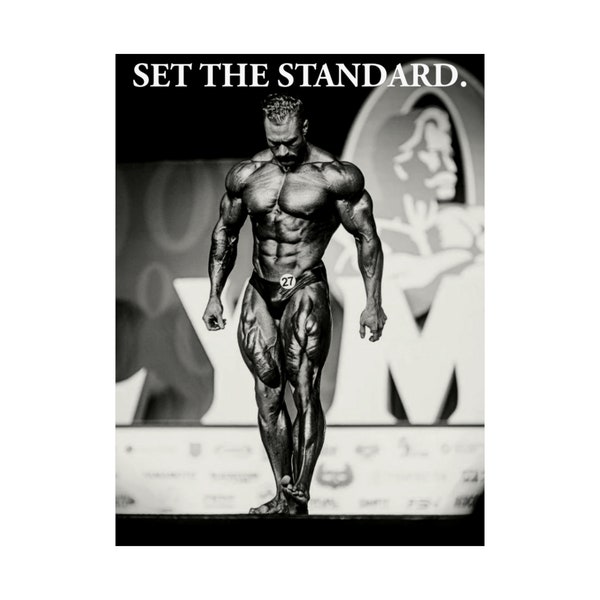 Chris Bumstead Bodybuilding Motivational Poster | Fitness Poster | Gym Motivation | Bodybuilding Gift | Gym and Fitness Gift