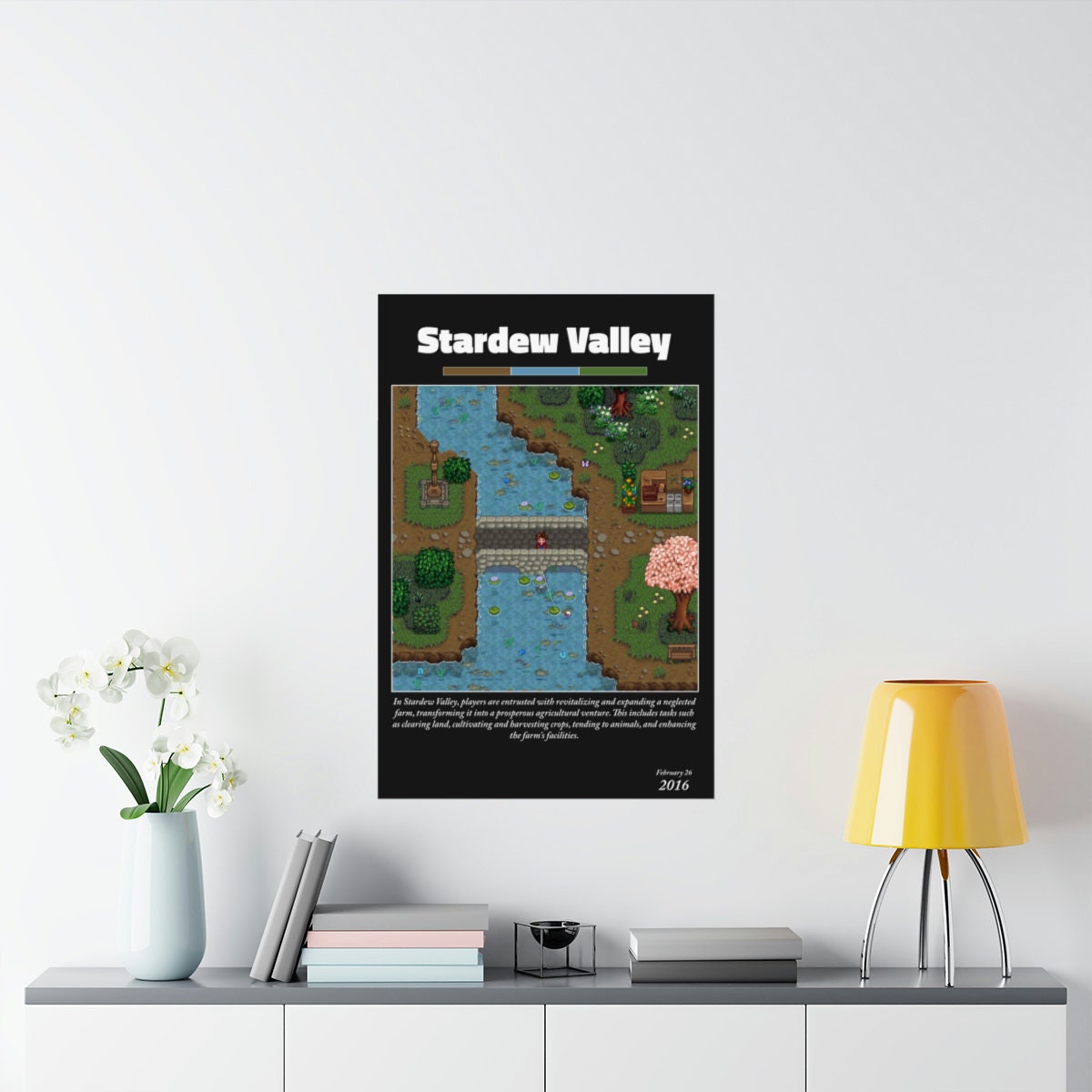 Stardew Valley Poster, Game Info Art, Video Game Vertical Poster ...