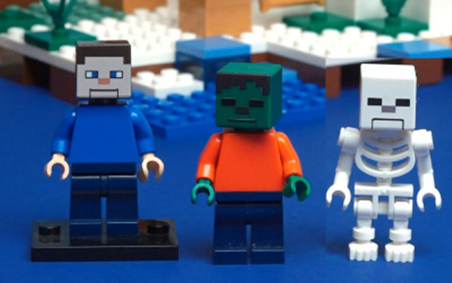 Puppet Steve Set of 3 Figures Puppet Steve Zombie Steve & Etsy