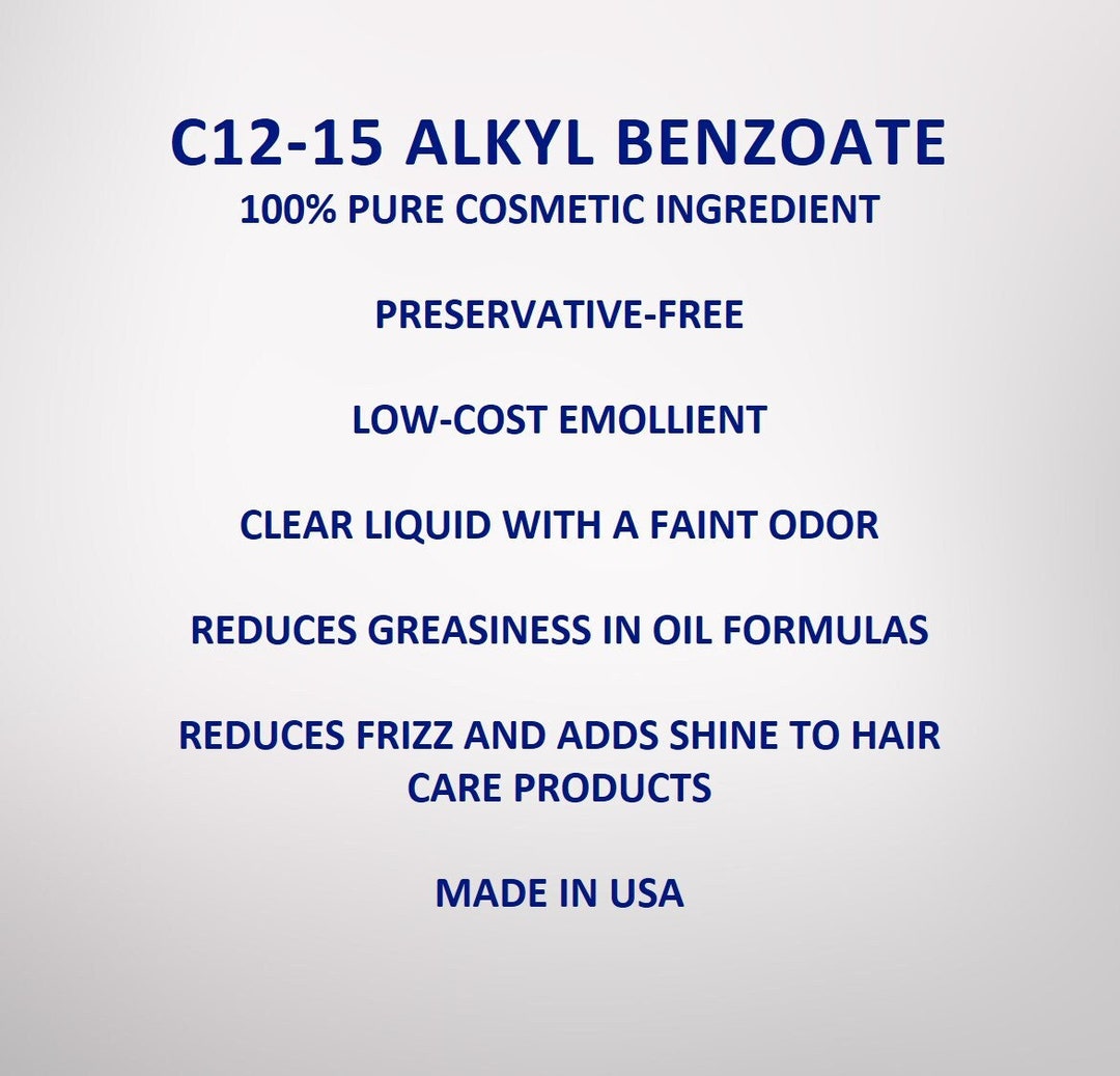 Making Cosmetics Brand C12-15 Alkyl Benzoate Cosmetic - Etsy Making Cosmetics Brand C12-15 Alkyl Benzoate Cosmetic - Etsy