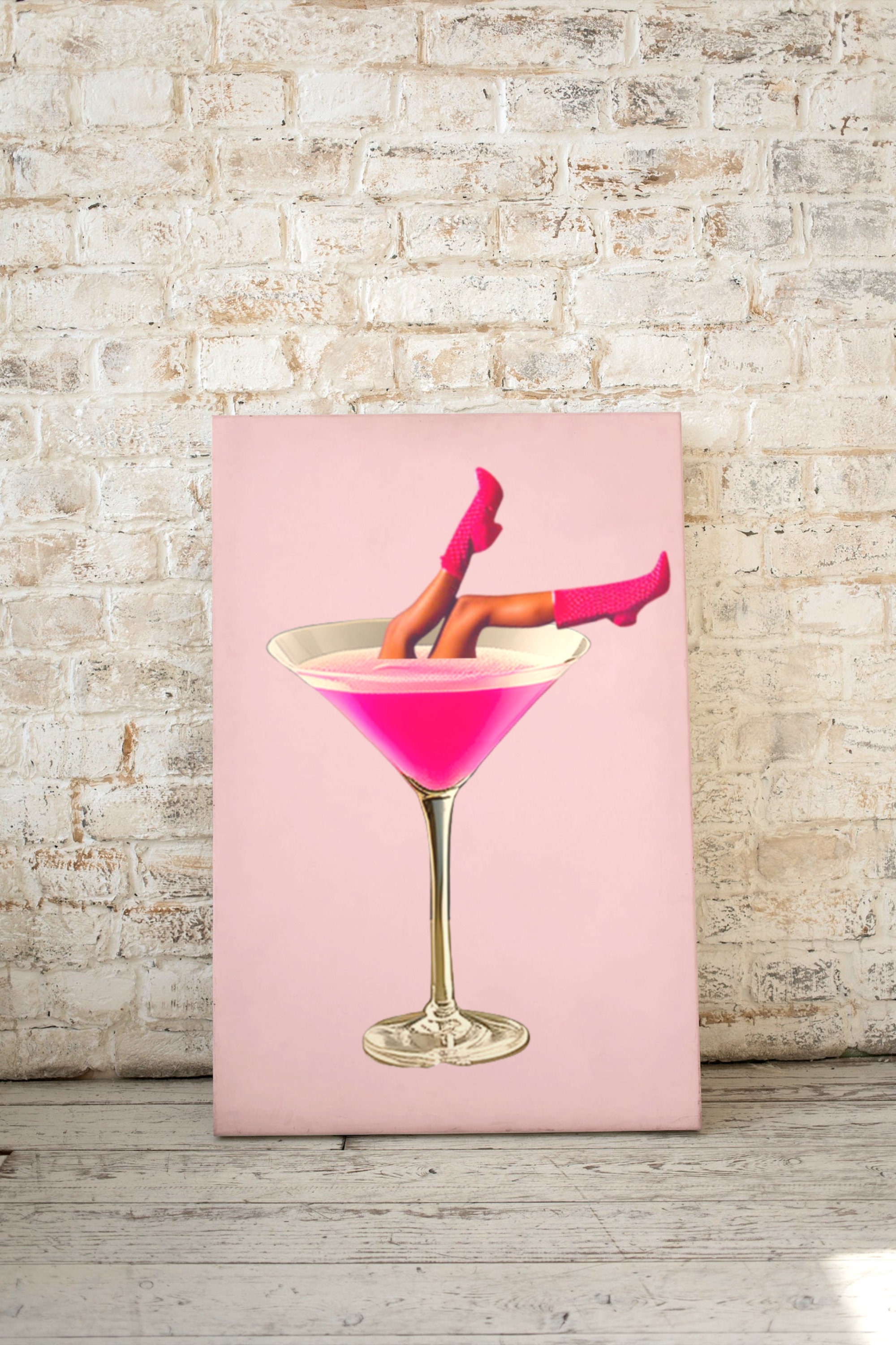 Dirty Martini Cocktail Trendy Printable Wall Art Pink Trendy - Etsy