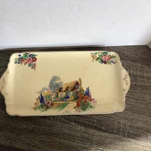 Vintage J&G Meakin Old England Rechteckige Platte
