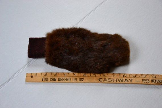 Fur And Leather Gloves - image 5