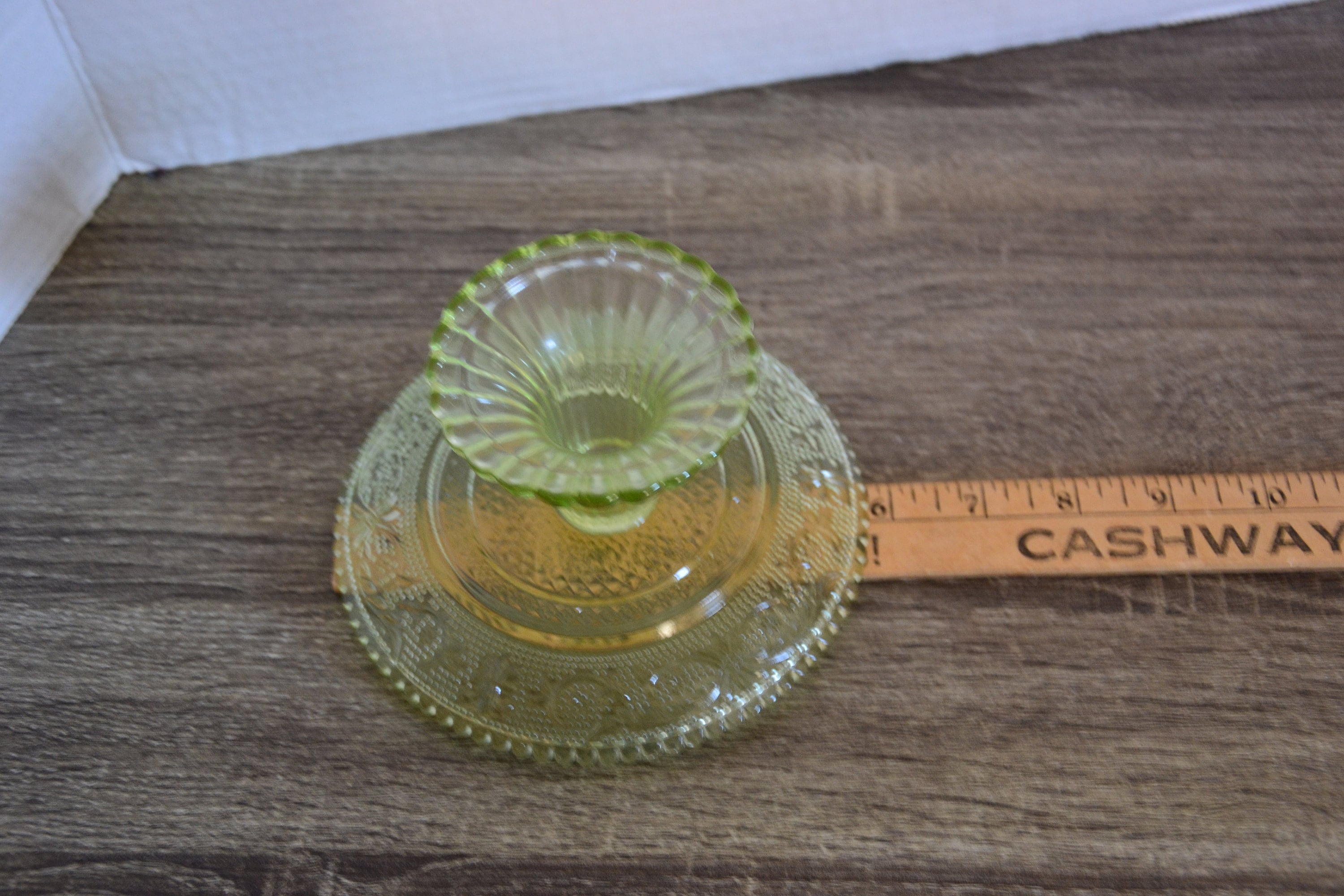 Vtg Uranium Glass Cake Plate Etsy Il Fullxfull.4628409685 8k9g