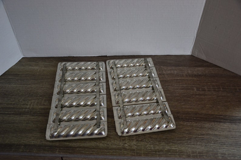 Vtg Metal Candy Bar Molds Etsy