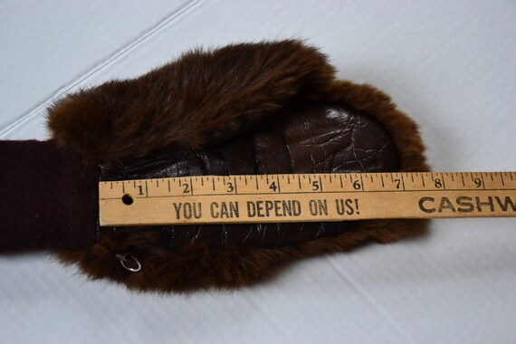 Fur And Leather Gloves - image 7
