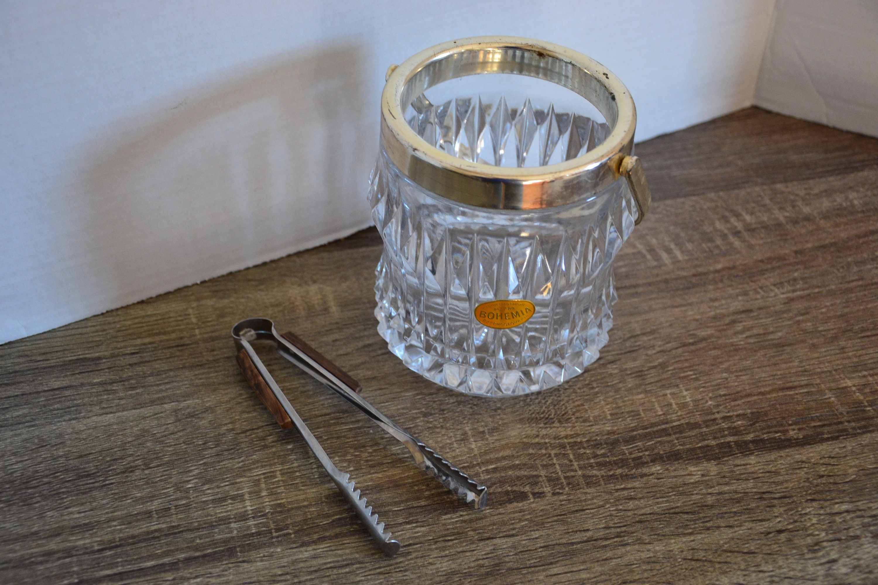 Bohemia Crystal Ice Bucket Etsy