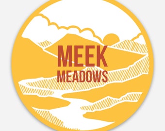 Meek Meadows Sticker (3”x3”)