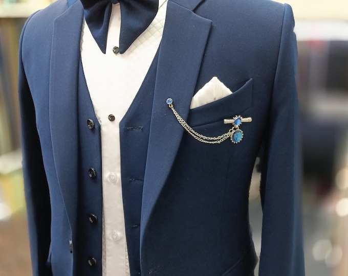 Bespoke Wedding Suit Package: Custom Groom & Groomsmen Attire Paridhan Tailors