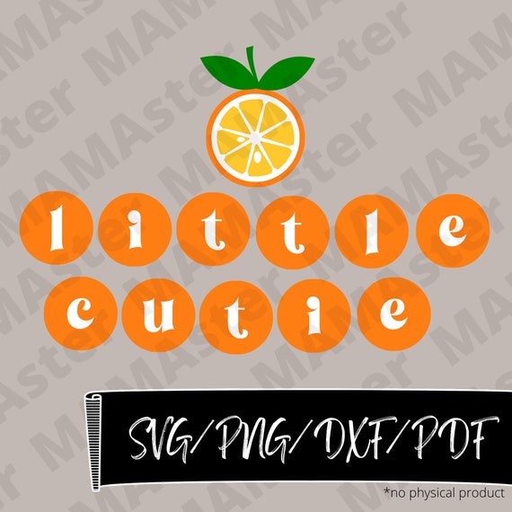 Little Cutie SVG File Banner Cut File Heat Transfer - Etsy