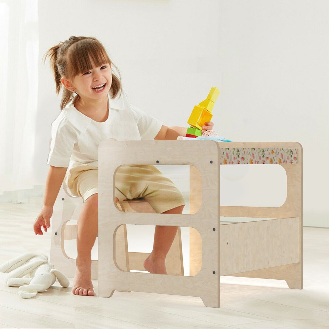 Unique Kids Drawing Desk Montessori Craft Desk Children Etsy