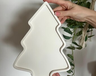 Christmas Tree Decorative Plate | Festive Plate |