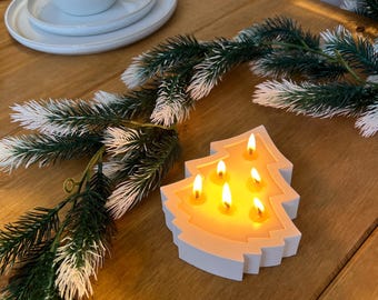 Christmas Tree Candle | 6-Wick Soy Wax Candle
