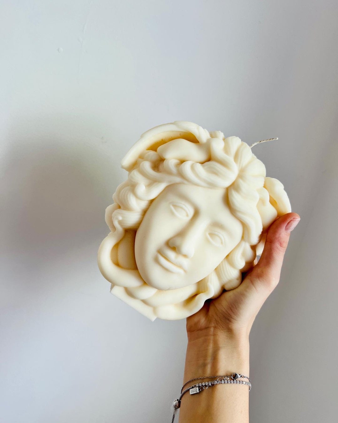 Medusa Candle Greek Sculpture Candle Nordic Candles Etsy UK