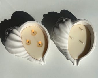 Shell Candle: 3-Wick Soy Wax Candle