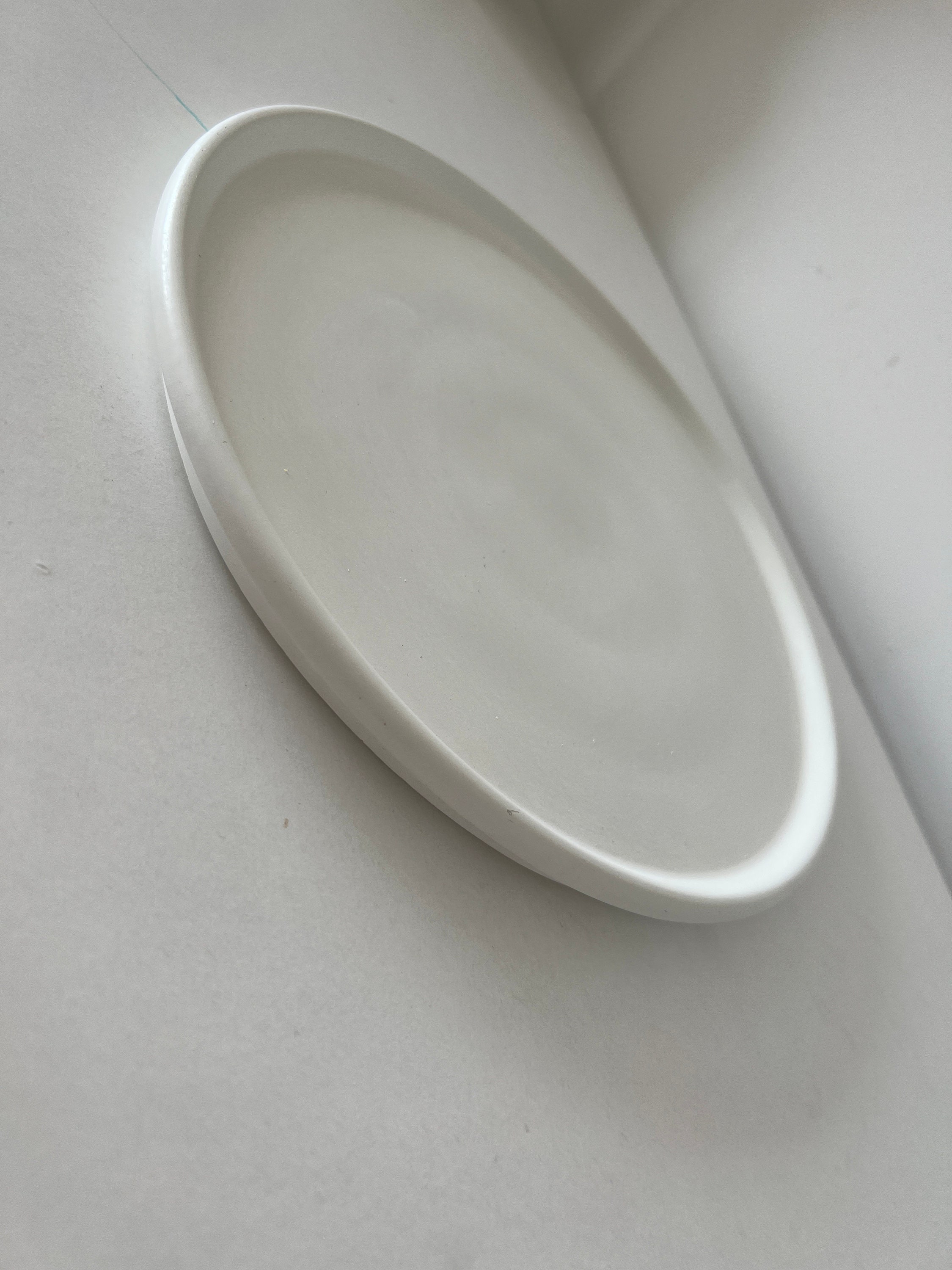 Large Round Decorative Tray Concrete Dish Concrete Etsy UK