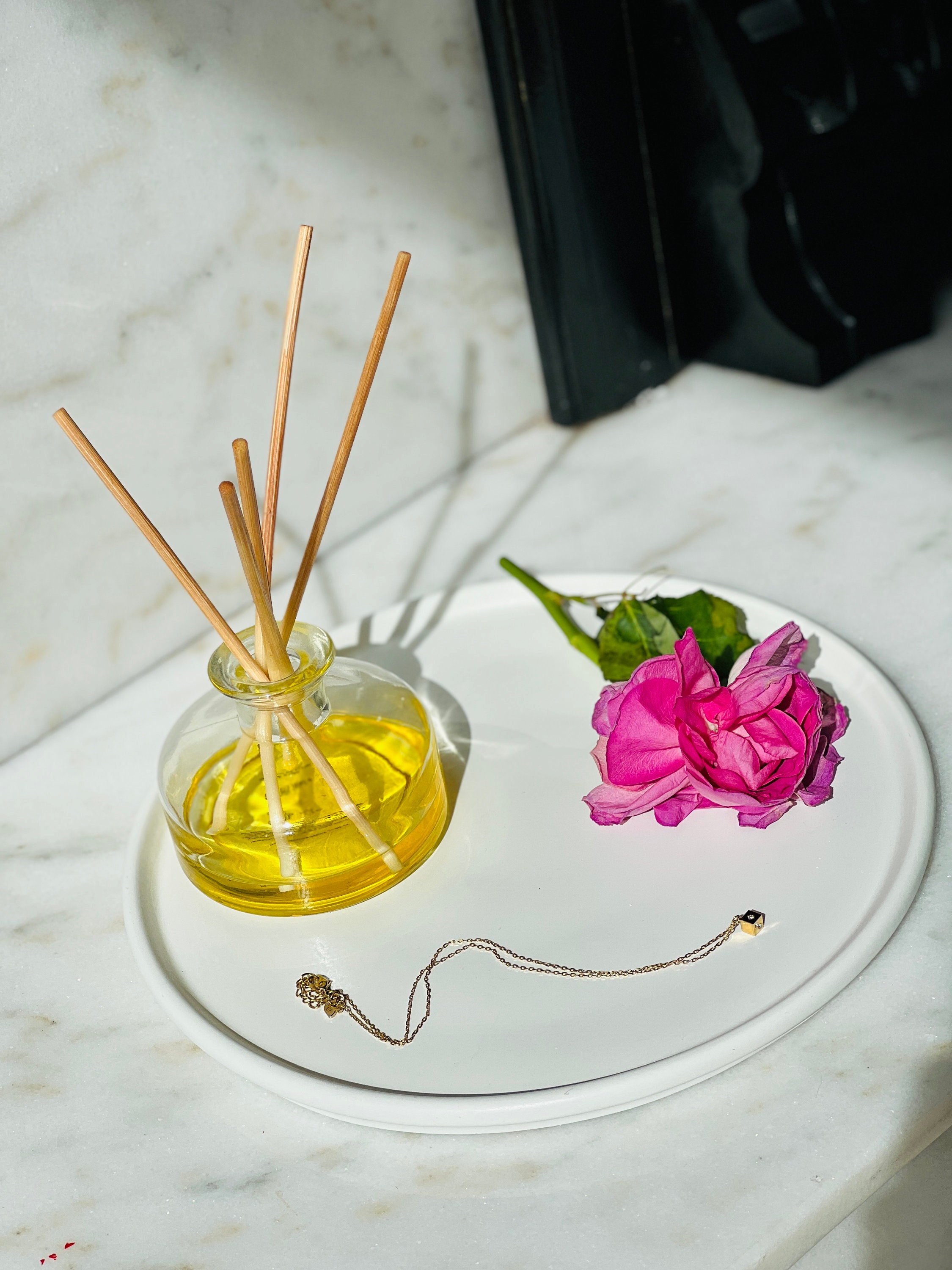 Large Round Decorative Tray Concrete Dish Concrete Etsy UK