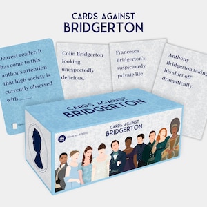 Jeu de cartes contre l'humanité Bridgerton Queen Charlotte - Imprimable téléchargement immédiat sans jeu physique vacances cadeau de Noël Shondaland