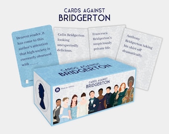 Cards Against Humanity Bridgerton Queen Charlotte card Game - Printable Instant Download No Physical Game holiday christmas gift Shondaland