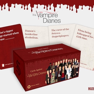 Juego de cartas The Originals de The Vampire Diaries: cartas contra la humanidad, descarga instantánea para imprimir, sin juego físico, regalo navideño para las fiestas TVD