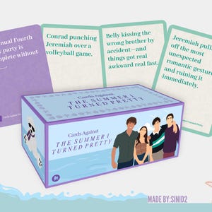 Juego de cartas "El verano se volvió bonito" de Cards Against Humanity: descarga instantánea imprimible, sin juego físico, regalo navideño.