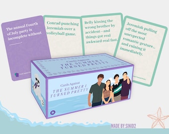 Cards Against Humanity Summer turned Pretty card Game - Printable Instant Download No Physical Game holiday christmas gift Christmas gift