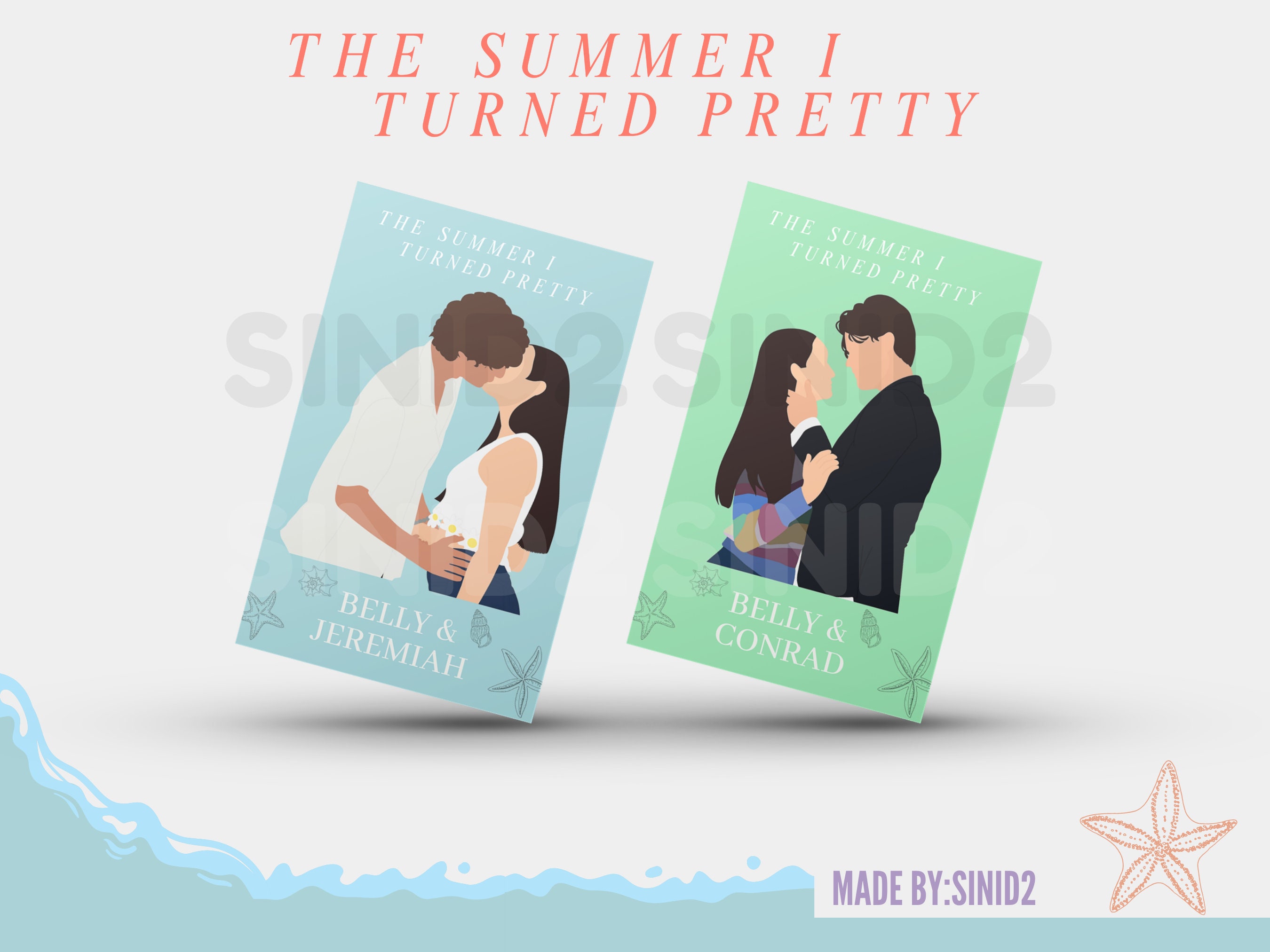 The Summer I Turned Pretty Minimalist Poster Set Printable Art With All ...