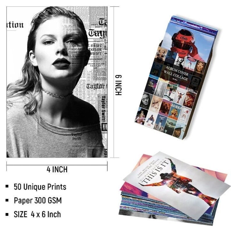 Album Cover Wall Collage Kit Aesthetic Pictures Music Artist Etsy