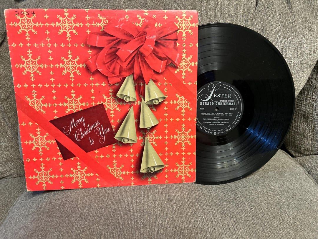 Vintage Christmas Vinyl Record Album Merry Christmas to You Etsy