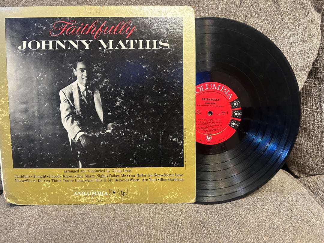 Johnny Mathis - Faithfully - Vintage Vinyl Record Album - Etsy
