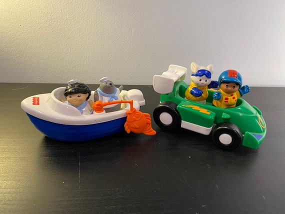 Fisher Price Little People Sailor and Race Car Sets -  Canada