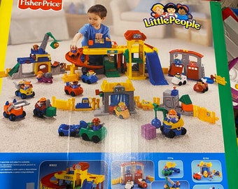 Fisher Price Little People Construction Site Play Set 77711 Etsy