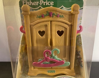 Vintage Fisher Price Briarberry Bears Furniture and Play Set - Wardrobe Set New in Box