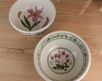Vintage Portmeirion Side Bowls | Botanic Garden, Made in England