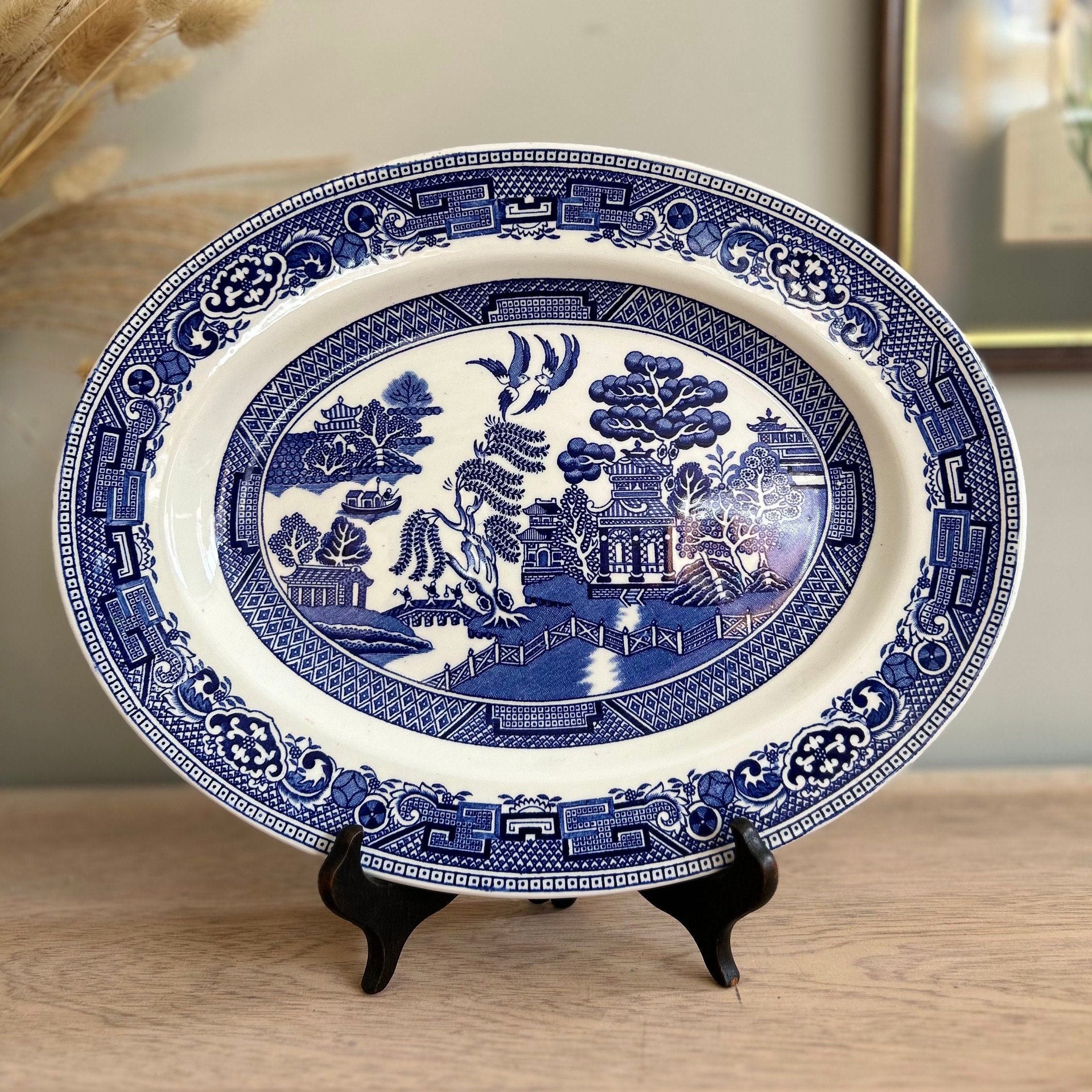 Blue Willow Tray UK