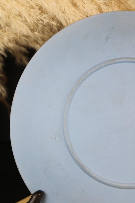 Vintage Wedgwood Jasperware Plate | Blue and White Decorative
