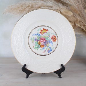 Wedgewood & Co Large Plate | Floral Collectable Plate | Vintage Serving Plate | Vintage Housewarming Gift | Display Plate