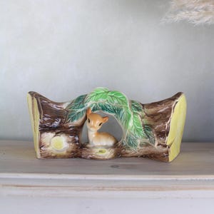 Hornsea Fauna Eastgate 73 Deer Planter | Hornsea Fauna | Vintage Animal Collectables | Planter Storage Trinket Dish | Animal Lover Gift