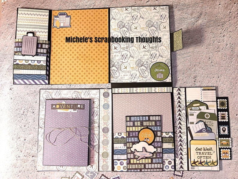 Passport To Adventure Mini Album Tutorial image 6