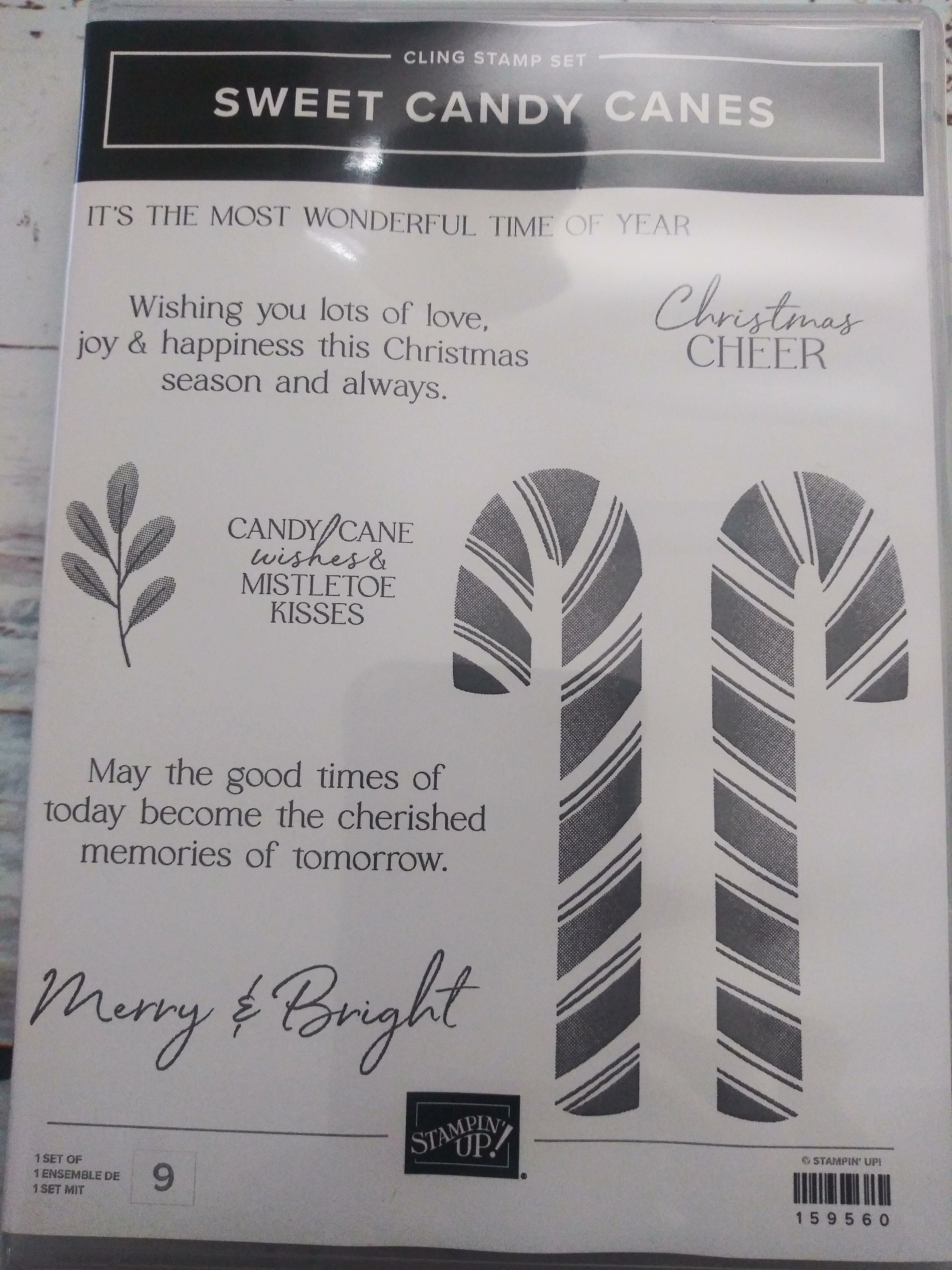 Stampin' Up Sweet Candy Canes Stamp Set Etsy