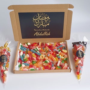 Ramadan Mubarak Sweet Box | Eid Mubarak Sweet Box | Ramadan Gifts | Eid Gifts | Sweets Gift Box | Halal Sweets