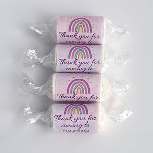 Love Heart Sweets | Personalised sticker | Purple Theme | Wedding | Baby Shower | Birthday Party Favours | Swizzels Love Hearts|Vegan Sweets