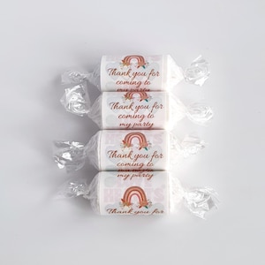 Love Heart Sweets | Personalised sticker | Brown Theme | Wedding | Baby Shower | Birthday Party Favours | Swizzels Love Hearts| Vegan Sweets