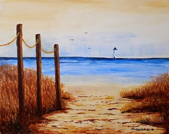 Beach Path Original Download and Print Wall Art