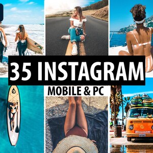 35 Instagram PRESETS | Presets for LIGHTROOM | Mobile Presets | Presets Desktop | Travel Presets | Lightroom Presets Beach | Photo Presets